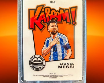 リオネル・メッシ - KABOOM! オリジナルアートワーク スポーツカード