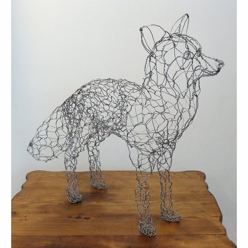 Fox Wire Sculpture | Etsy