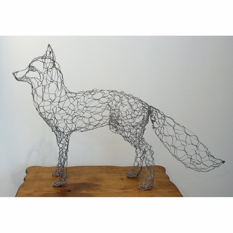 Fox Wire Sculpture | Etsy