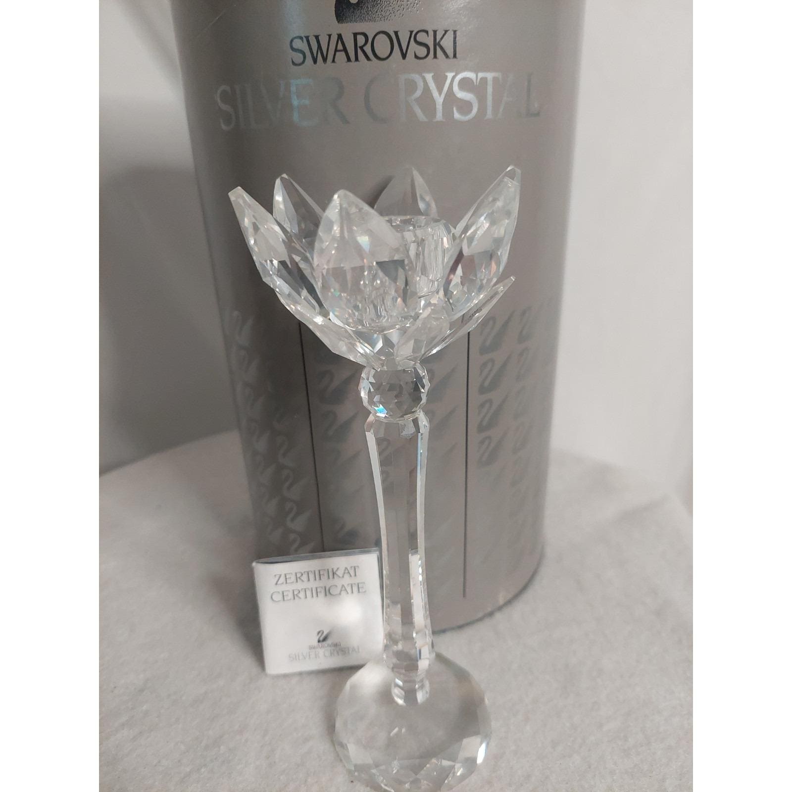 Swarovski Lotus Crystal Candle Holder - Etsy