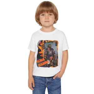 Koszulka dla małych fanów NBA Kobe Bryant T-shirt Black Mamba Idealna dla młodych fanów, wydarzeń sportowych, pomysłu na prezent, codziennego noszenia, urodzin