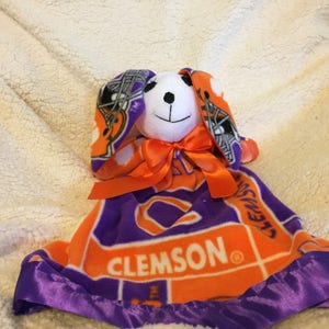 Clemson college baby bunny lovie