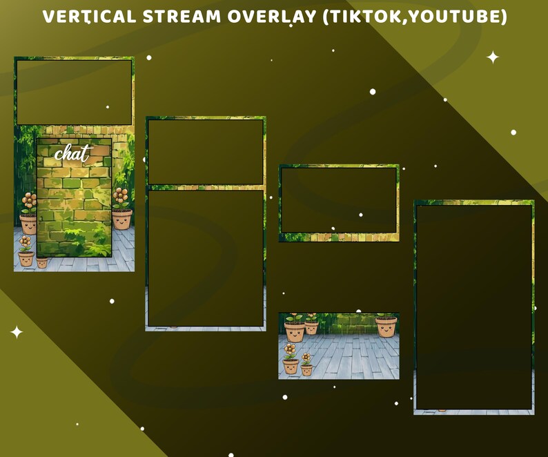 Tiger Rip Overlay Cute Baby Tiger Animated Stream Overlay Package for Twitch Bundle ...