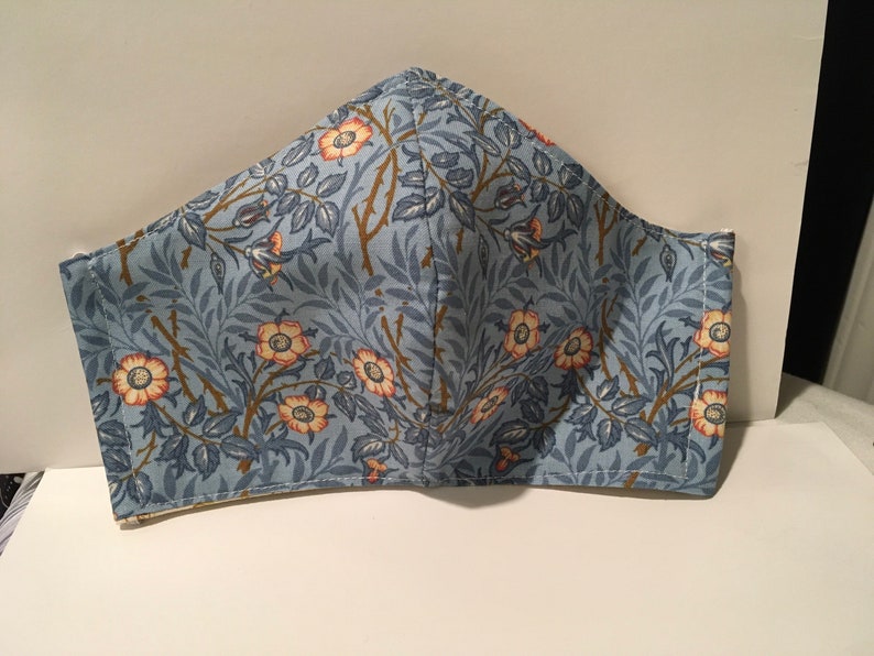William morris fabric face mask 2 layer quilt cotton Etsy