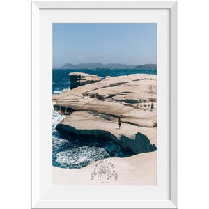Sarakiniko Beach Milos Greece Print, Milos Photography, Milos Coastal Wall Art, Greece Minimalist Beach Photo, Neutral Coastal Photography