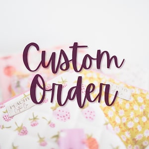 Custom E-reader, Tablet or Computer Sleeve with Zipper Pocket: Padded Cotton Fabric