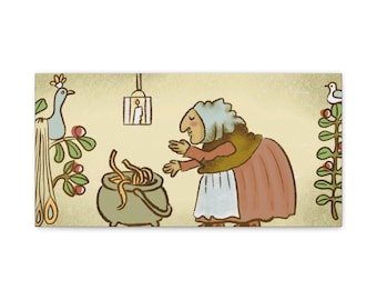 Strega Nona Matte Canvas, Stretched, 1.25&quot;