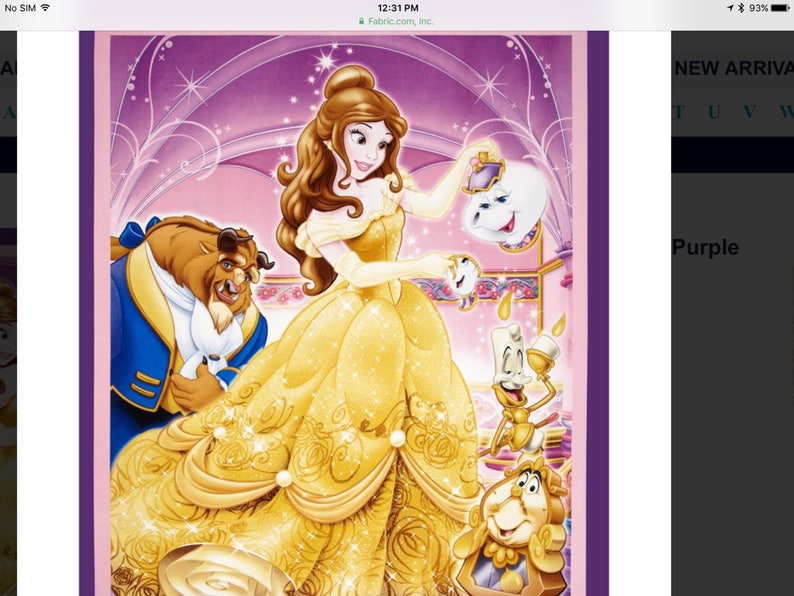 Beauty and the Beast quilt