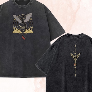 Camiseta lavada con dibujos animados bordados, consejos para entrenar a tu dragón, camiseta de cazador vikingo, diseño de Furry of the Night, regalos para amantes de los dibujos animados