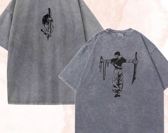 Embroidered Anime Shirt: Tenyo Jubaku Design, Organic Cotton