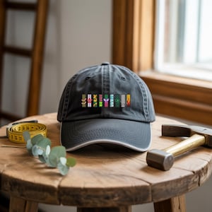 Embroidered Anime Washed Hat, Demon Killer Hat, Hashira - Demon Slayer Corps Design, Unique Breathing Skill, Gifts for Anime Lovers