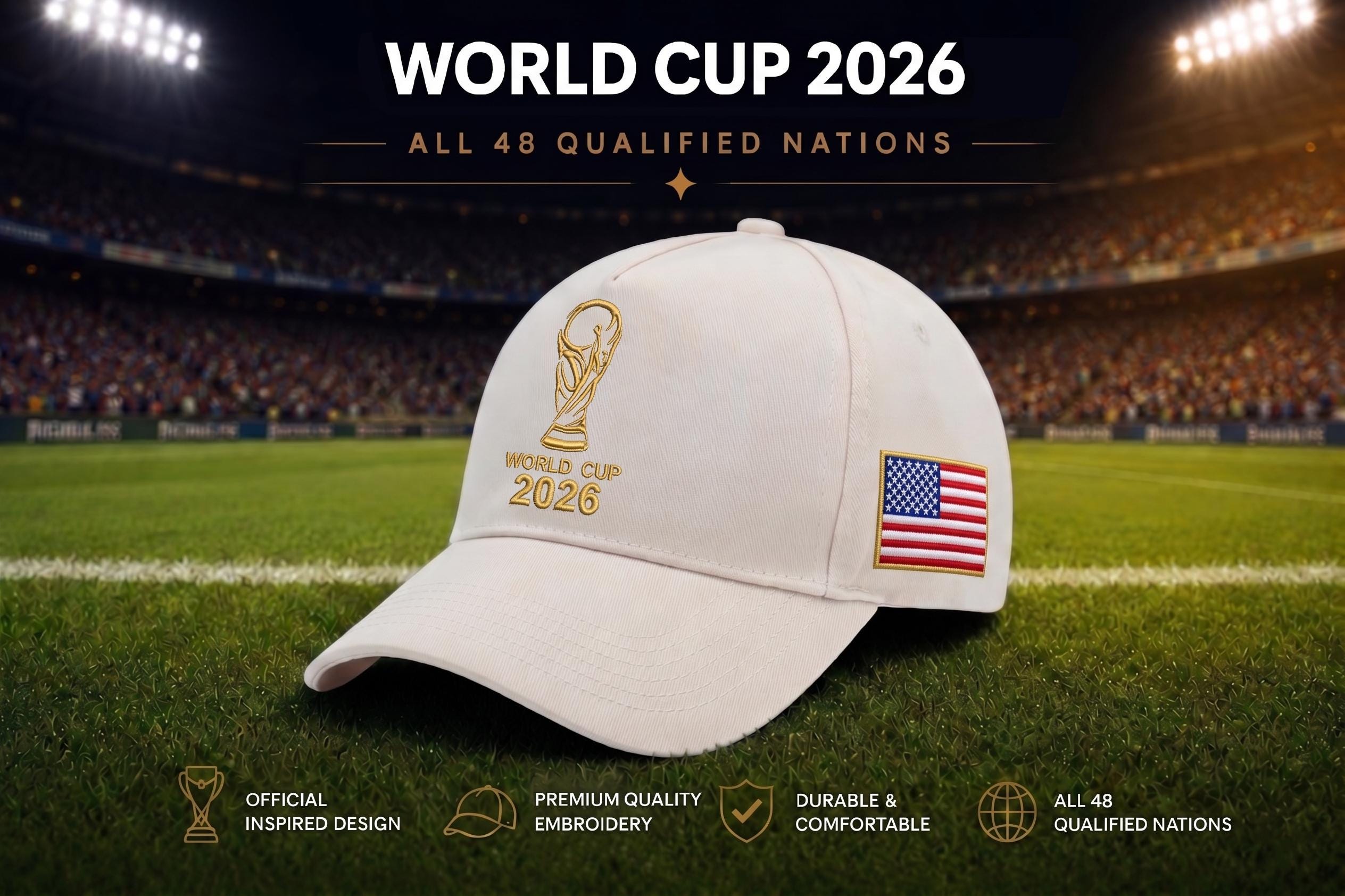 FIFA サッカー World Cup 2026 公式 ロゴ メッシュ キャップ サッカー・フットサル FIFA サッカー World Cup 2026 公式 ロゴ