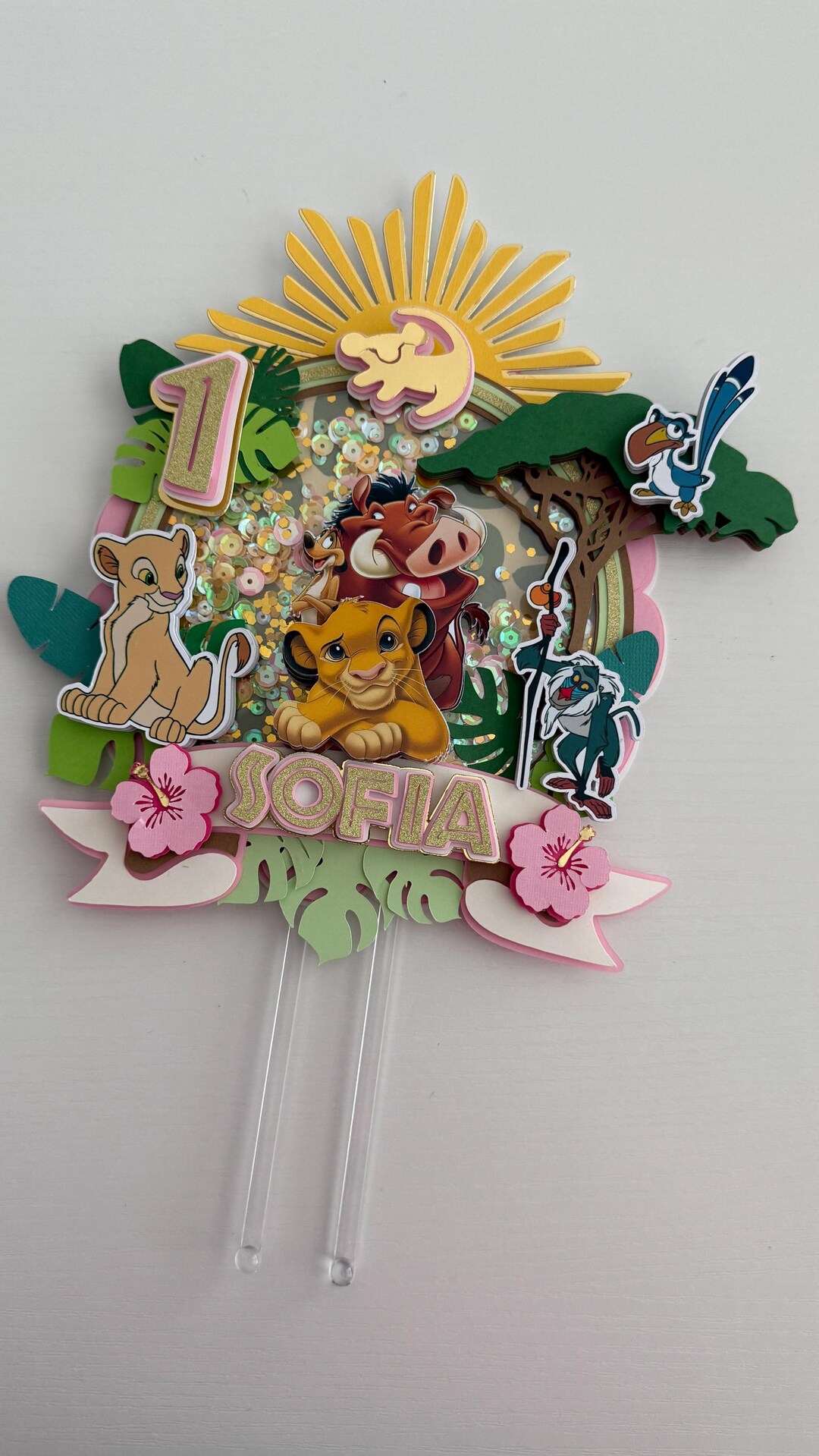 Cake Topper Rey Leon, the Lion King, Girl - Etsy Australia