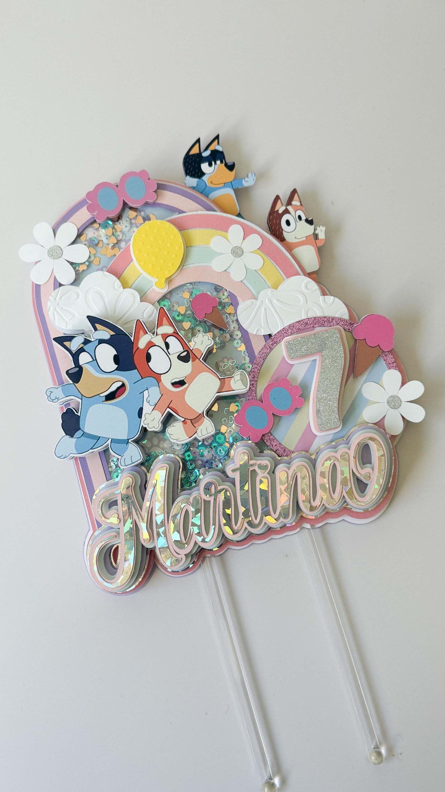 Bluey, Cake Topper Shaker