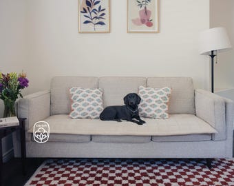 Plush Winter Sofa Seat Cover – Warm, Soft Microfiber Protection for Pets and Children, 100% Soft Microfiber