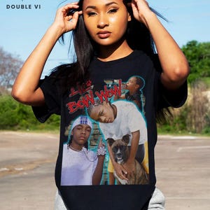 レトロなリル・バウ・ワウTシャツ - Beware Of Dogアルバムにインスパイアされた90年代グラフィックTシャツ - ブートレグシャツ - ユニセックスTシャツ