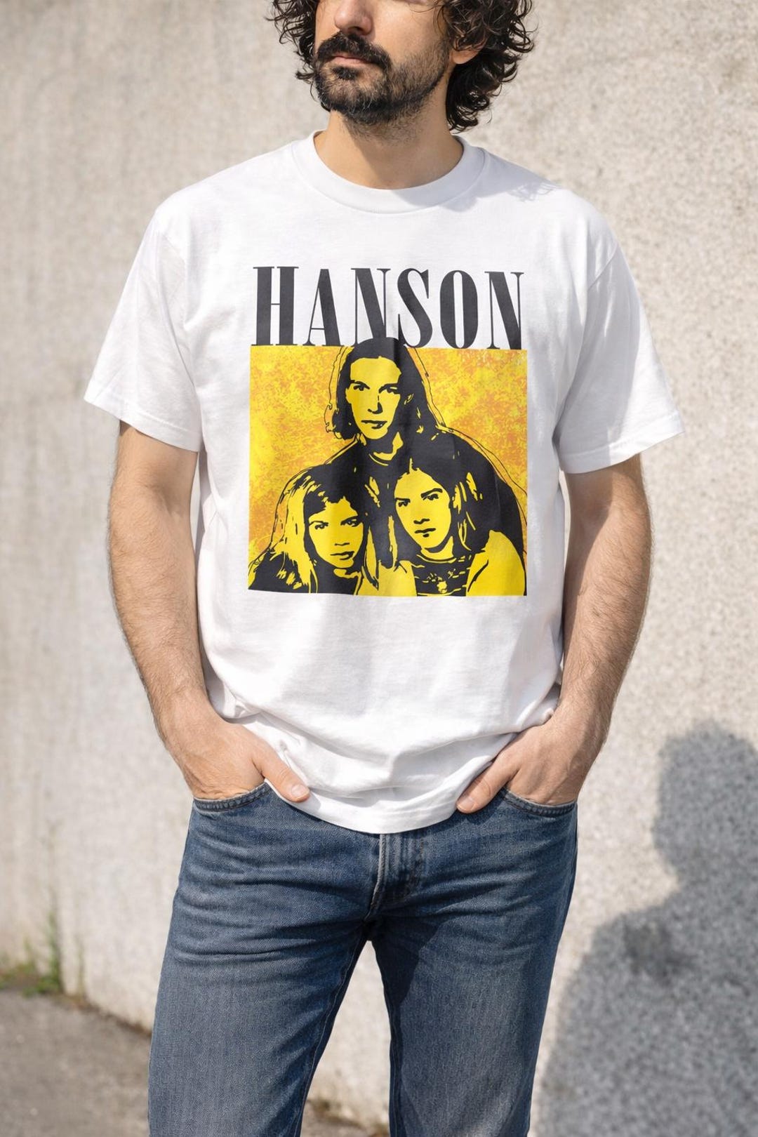 90s ヴィンテージ HANSON ハンソン Tシャツ バンド ロック Bootleg Hanson T-shirt - Hanson Band Inspired 90's Graphic Tees