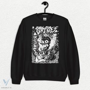 VR × CYBERPUNK CREWNECK / black L NØИSENSE X CYBERPUNK: EDGERUNNERS - SMASHER CREWNECK