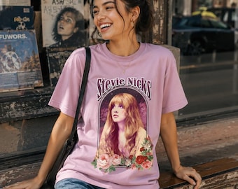 Stevie Nicks T-Shirt - Music Tees - Stevie Nicks Inspired 90's Graphic Tees - Classic Rock - Unisex T-shirt