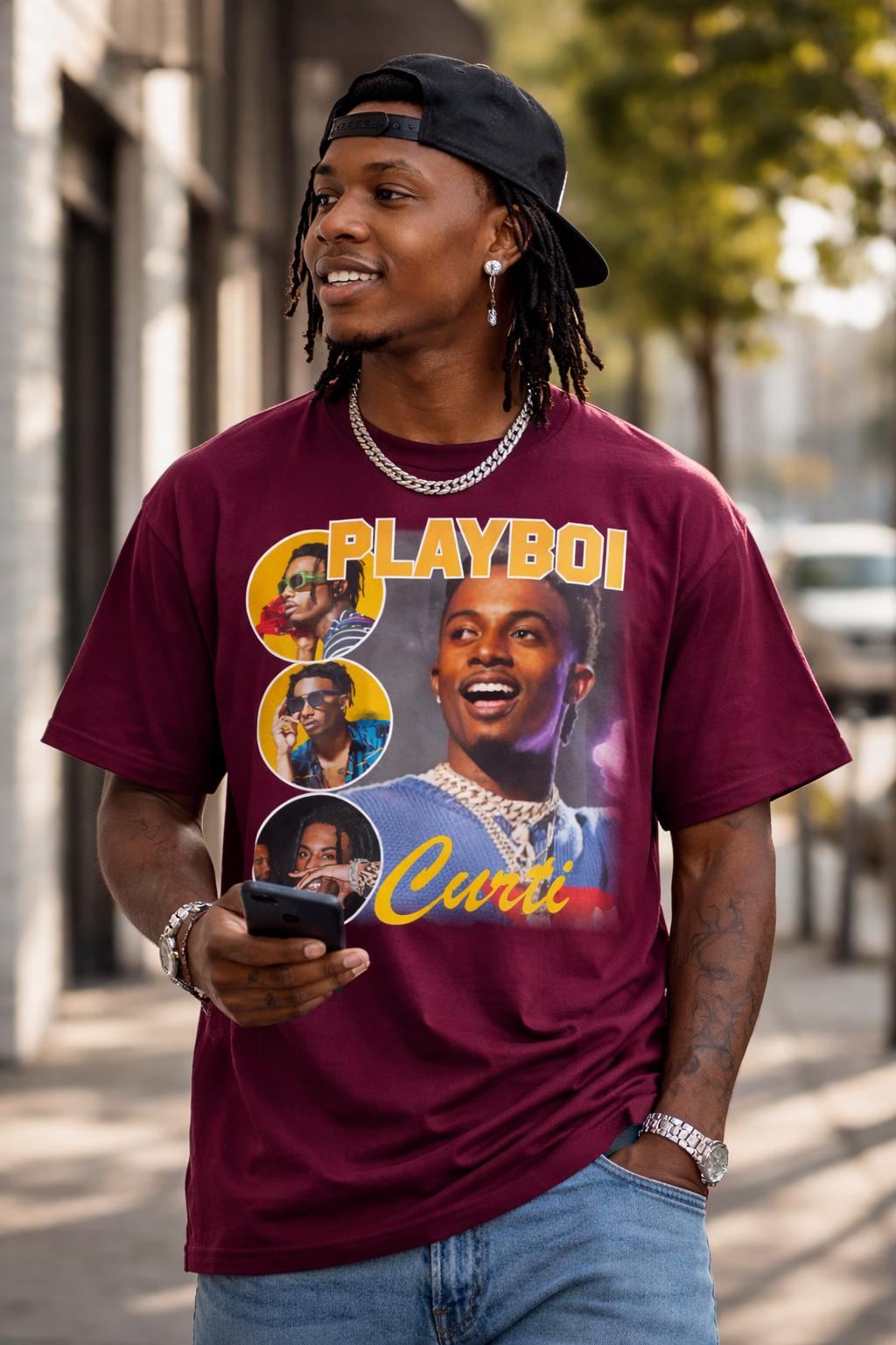 Vaquera グラフィック ポロシャツ Playboi Carti 着用 m85322067054_1.jpg?1756961268