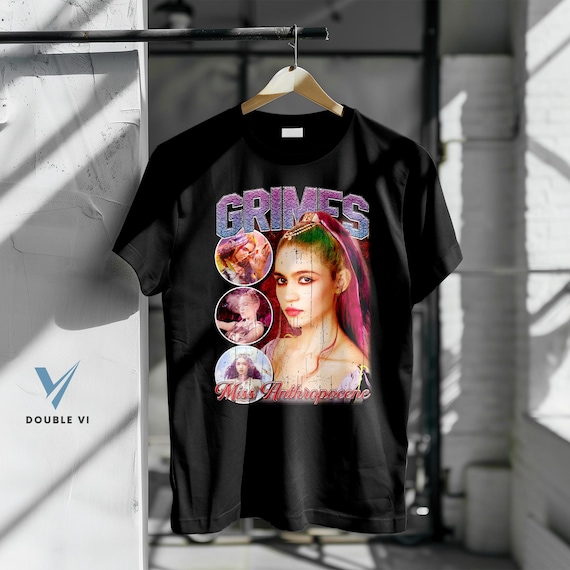 Grimes Miss Anthropocene T-shirt – Vintage Retro Pop Music Fan