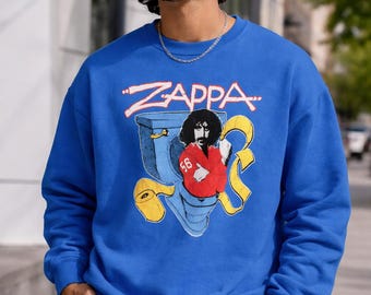 Vintage Frank Zappa Graphic Sweatshirt – 90's Retro Rock Music