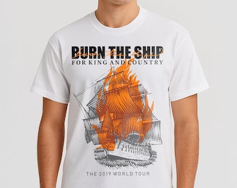 For King And Country Ship Logo T-Shirt – For King And Country Music Tee