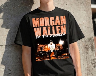 Morgan Wallen Concert Tour Shirt, I'm The Problem Graphic Tee, Retro 90s Country Music Shirt