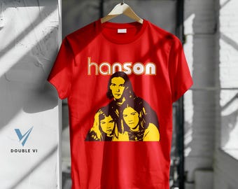 HANSON レアデザイン バンドTシャツ Hanson Band T-shirt - Retro Hanson Band Inspired 90's Graphic Tees