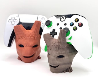 グルート コントローラー スタンド：PS5/Xbox 用ゲームオーガナイザー
