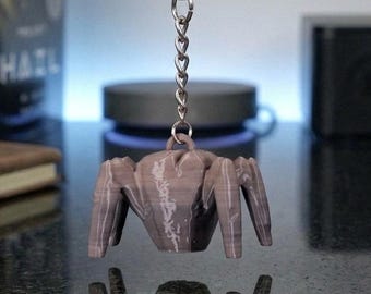 Alien Keychain, Eridian Alien, Hail Mary Inspired, Sci-Fi Book Character, Reader Gift, Space Keyring