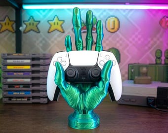 Suporte para Controle em Formato de Mão Alienígena, Suporte Gamer, Presente para Gamers e Decoração de Quarto