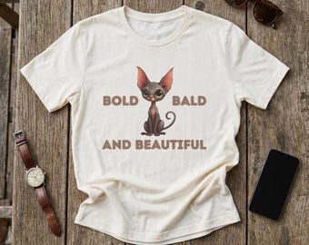 スフィンクス猫Tシャツ｜毛のない猫好きのためのTシャツ