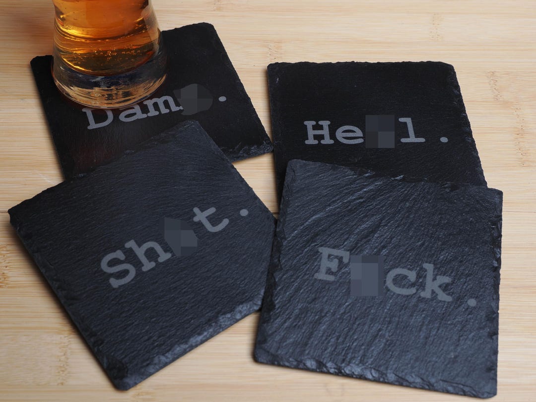 Slate Coaster Rude Funny Slate Coasters: Crass Humor, Adult Gag Gift - Etsy