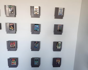 collector game cartridge minimalist wall shelf  8-bit retro cartridge Wall Shelves | Unique Display for Game Collectors & Décor Essentials