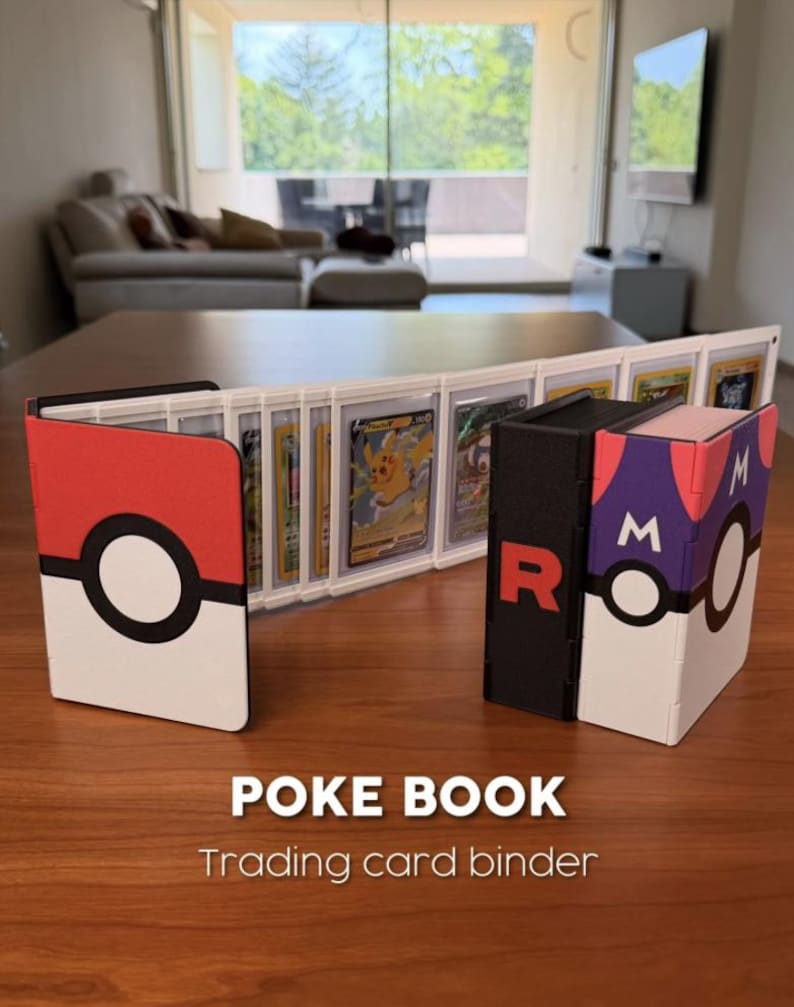 POKE | RIFTBOUND BOOK - Toploader Binder | 3D Printed Card Album 6 or ...