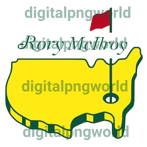 Rory McIlroy y Masters PNG digital