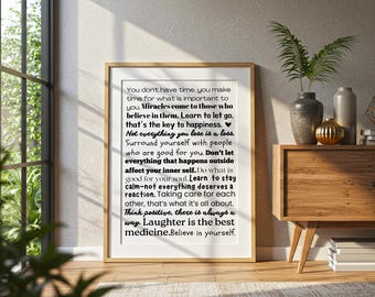 Inspirational Quote Print – Motivational Typography Wall Art (Digital Download)