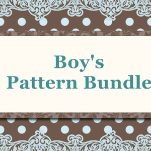 Boy&#39;s Pattern Bundle Sara Norris Hoodie Shirt and Romper