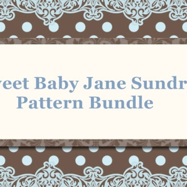 Sweet Baby Jane Sundress Pattern Bundle Mother Big Sister Little Sister