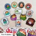 Dumpster Fire Enamel Pin Brooch,DumpsterFire Sticker,Dumpster Fire Response Team Pin,Encourage Team Spirit,Team Pin,Work Team Christmas Gift