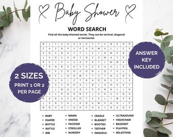 Woordzoekspel babyshower, woordzoekspel, woordzoeker babyshower, woordzoeker babyshower, woordspel babyshower, woordspel babyshower, printables babyshower