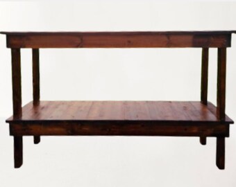 New Farmhouse Buffet/Console Table-Custom Made