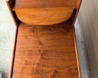 Kipp Stewart for Drexel declaration mid century 2-tier nightstand