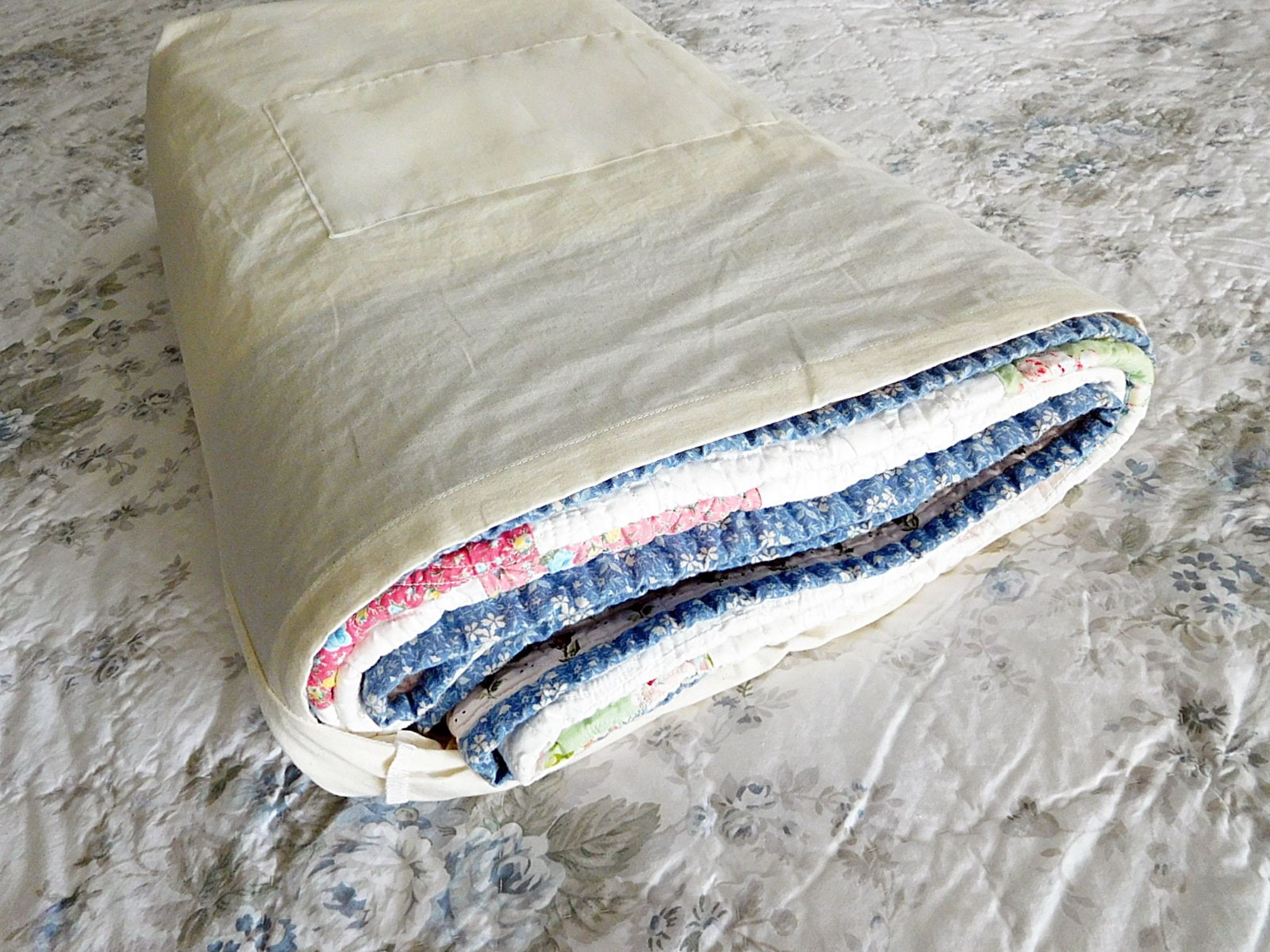 Archival Quality Pillow Storage Bags Handmade Cotton Designed 