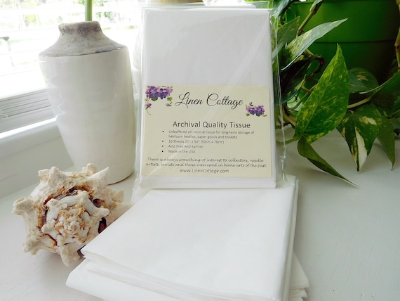 Archival Quality Tissue Paper: Acid-Free, Unbuffered, for Heirloom Storage