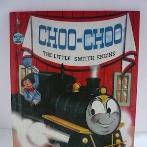 Choo-Choo The Little Switch Engine by Wallace Wadsworth  Vintage Tip Top Elf Book  A Rand McNally Book
