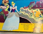 Vintage Walt Disney s Cinderella RCA Victor Little Nipper Storybook Album 45 RPM