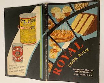 Vintage Royal Cook Book 1932 Popular Handbook of Good Cooking  Free Media Shipping