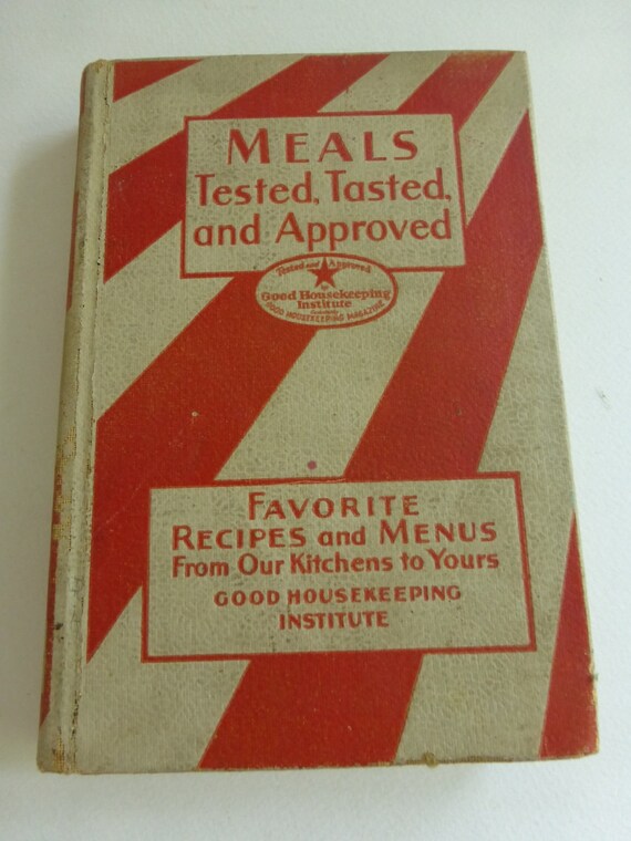 Items similar to Rescued Antique Good Housekeeping's Book of Meals
